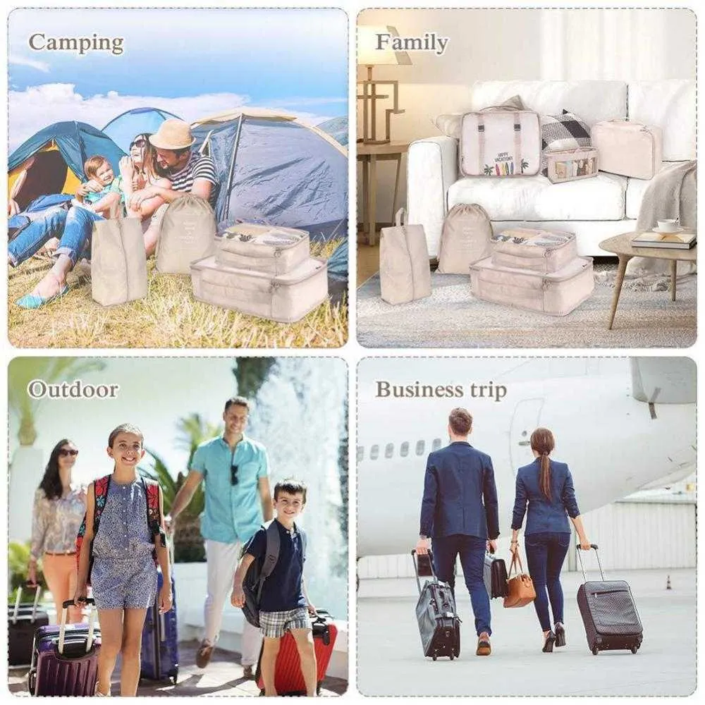8-Piece Luggage Divider Bag Set