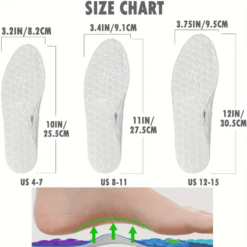 Acupressure Insoles for Pain Relief – Orthopedic Foot Massage Insoles