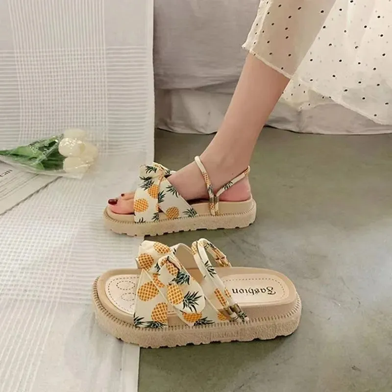 Anita | Ergonomic Slip-on Sandals With Thick Sole