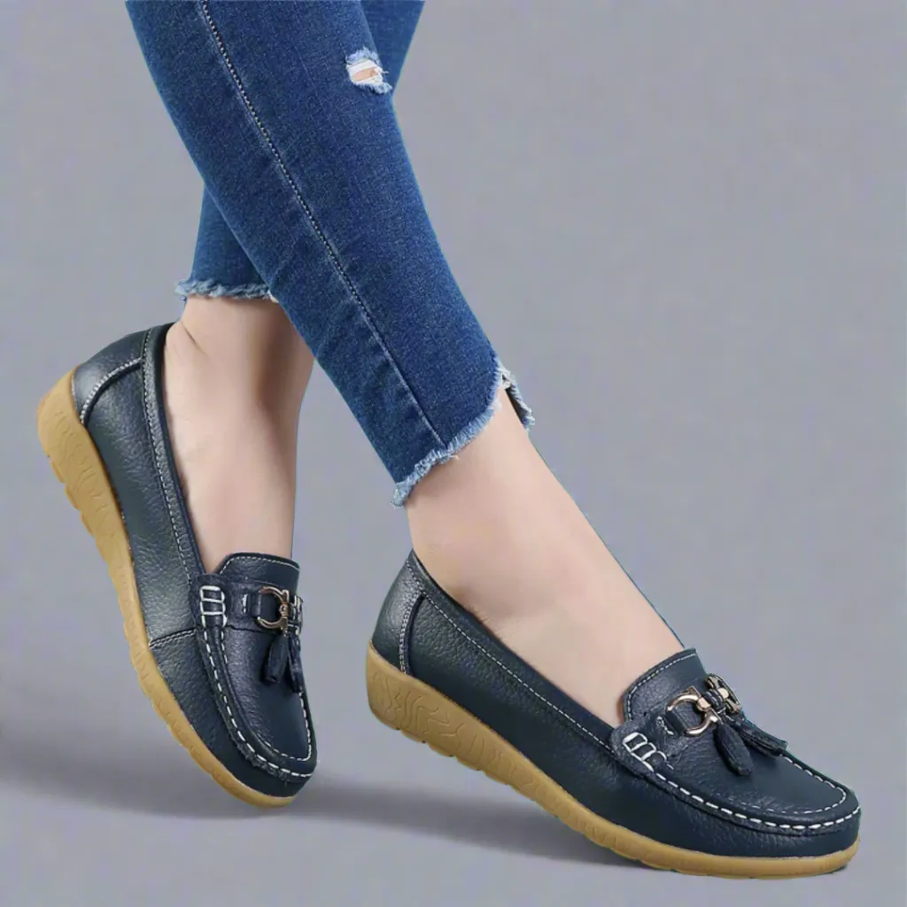 Answina | Premium Leather Orthopedic Half Shoes