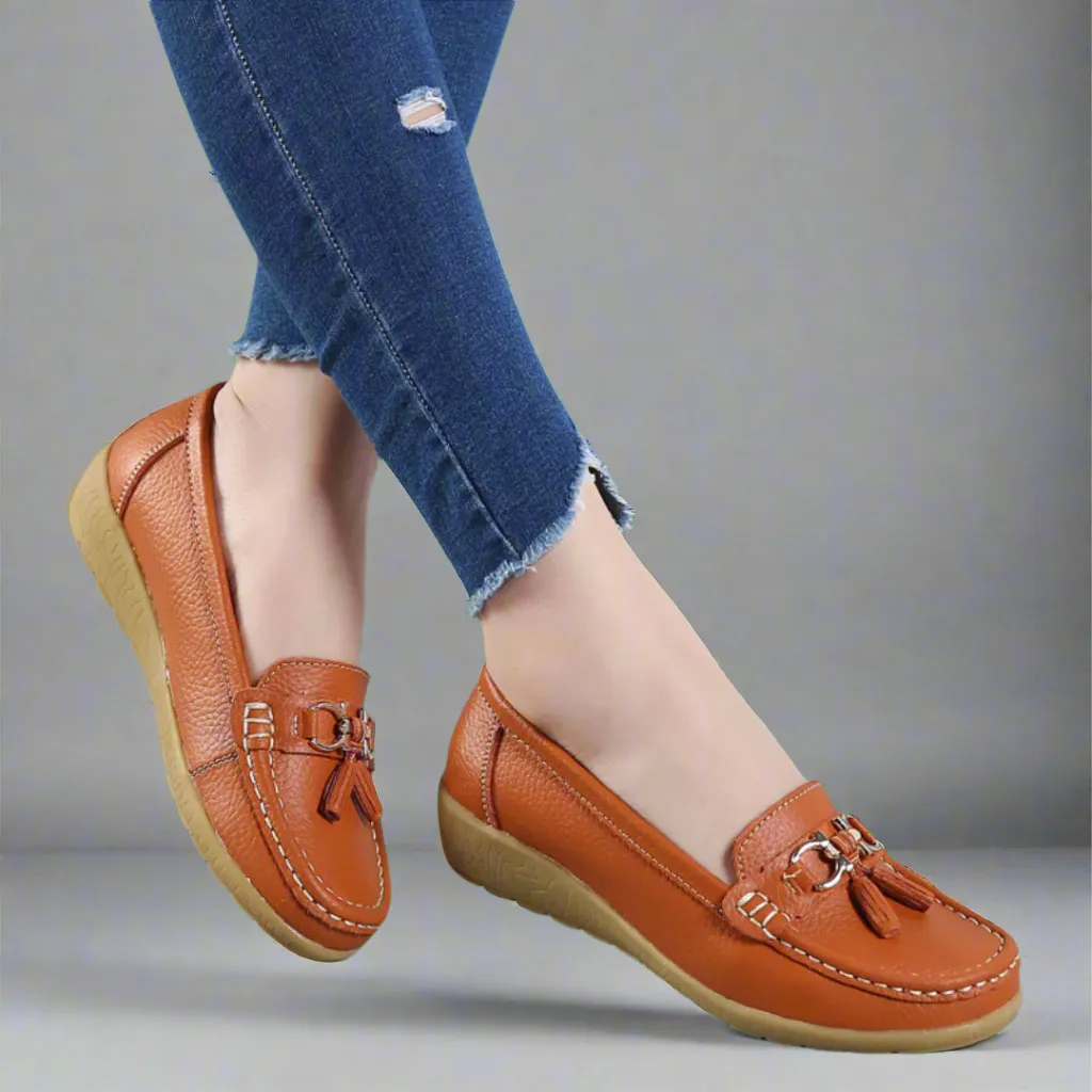 Answina | Premium Leather Orthopedic Half Shoes