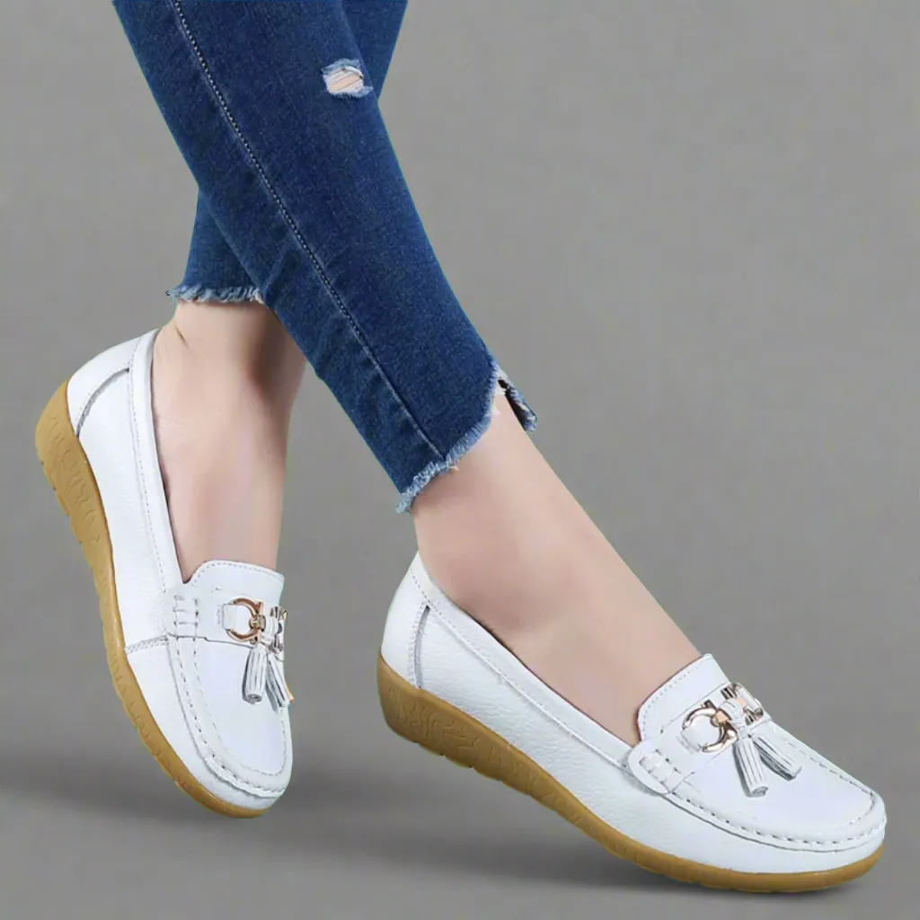 Answina | Premium Leather Orthopedic Half Shoes