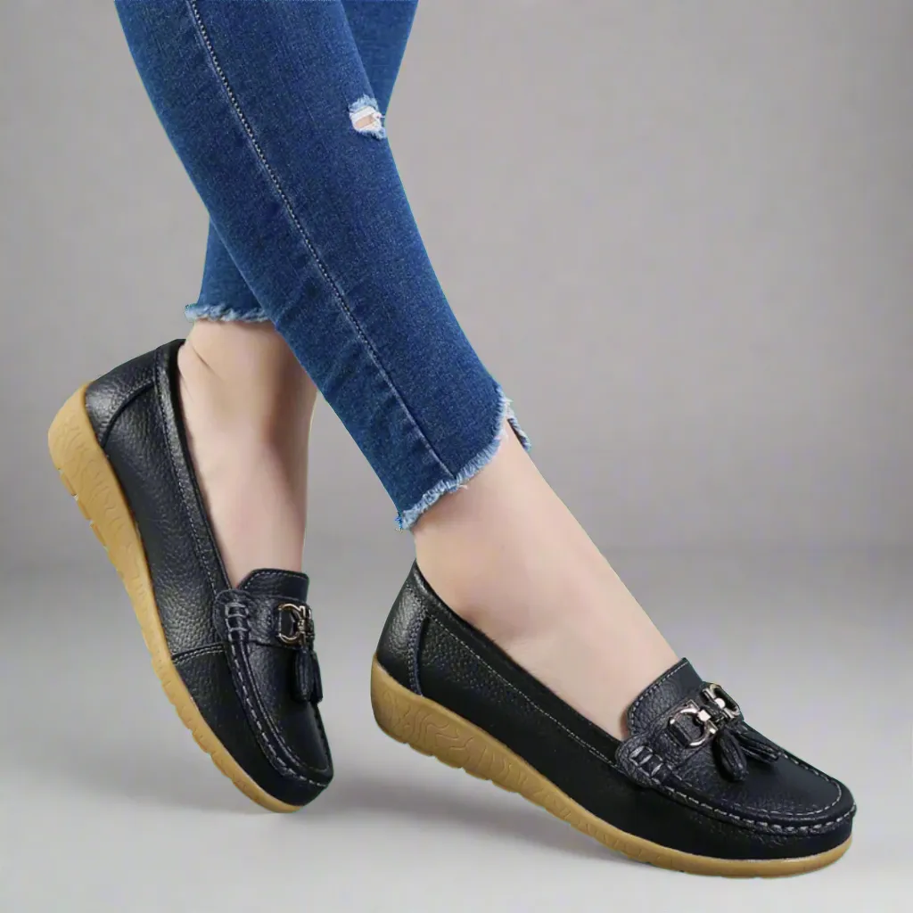Answina | Premium Leather Orthopedic Half Shoes