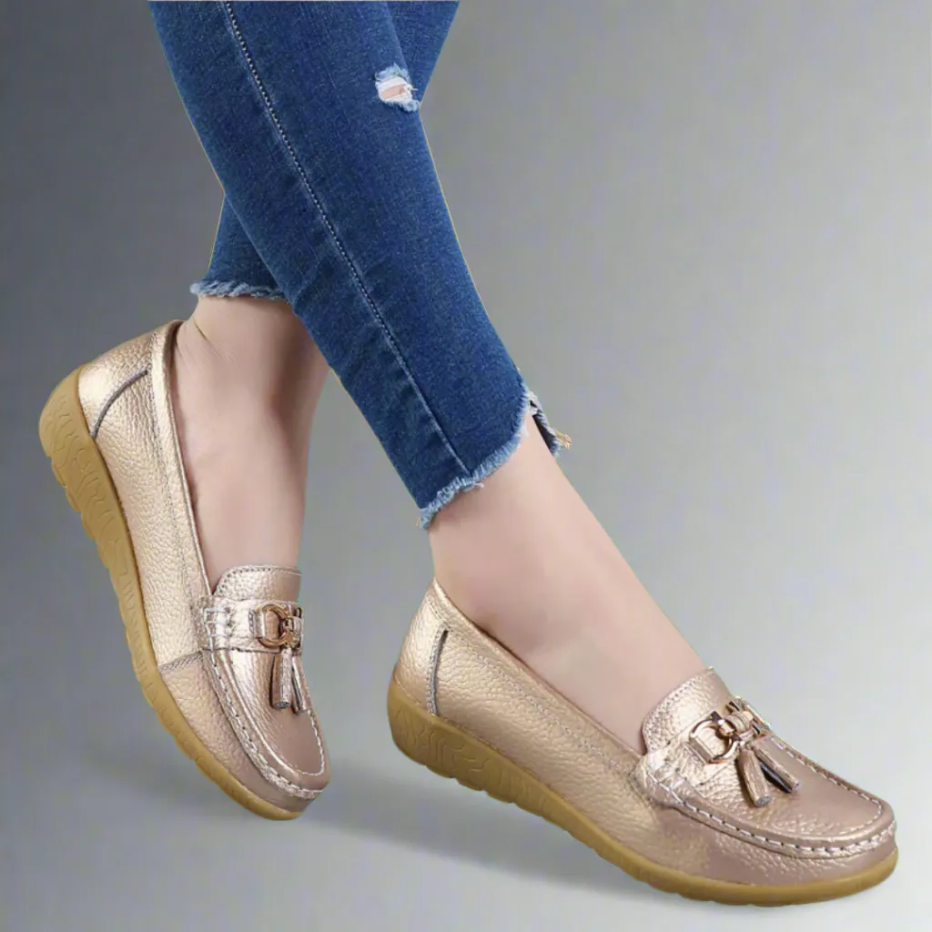 Answina | Premium Leather Orthopedic Half Shoes