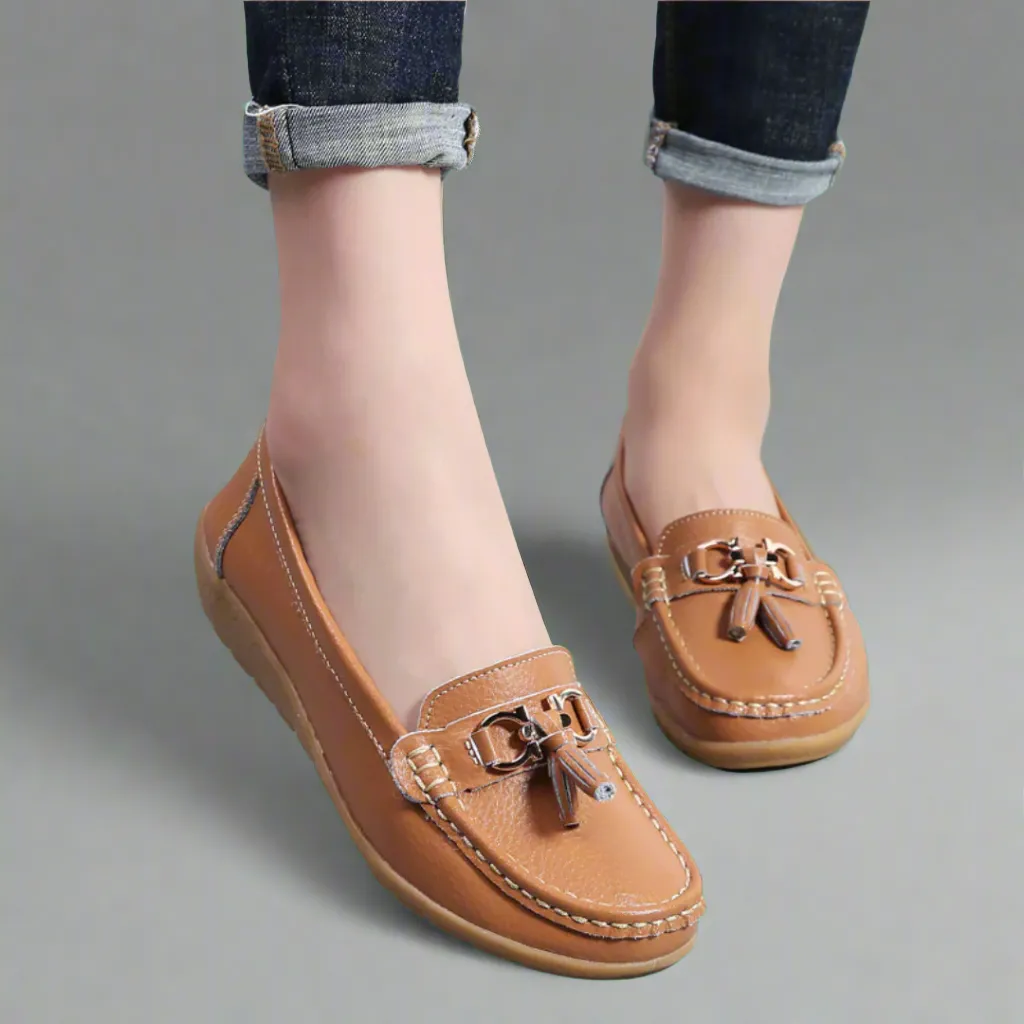 Answina | Premium Leather Orthopedic Half Shoes