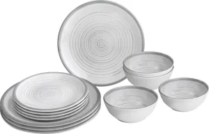 Brunner Bellagio Midday 12 Piece Melamine Dinner set