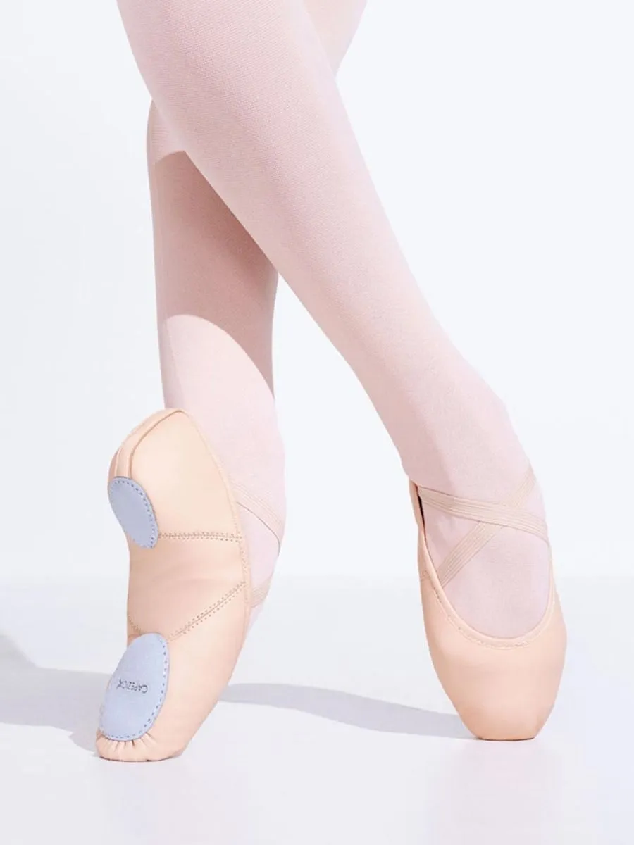 Capezio -  Leather Juliet Ballet Shoe (Light Pink) (Adult)