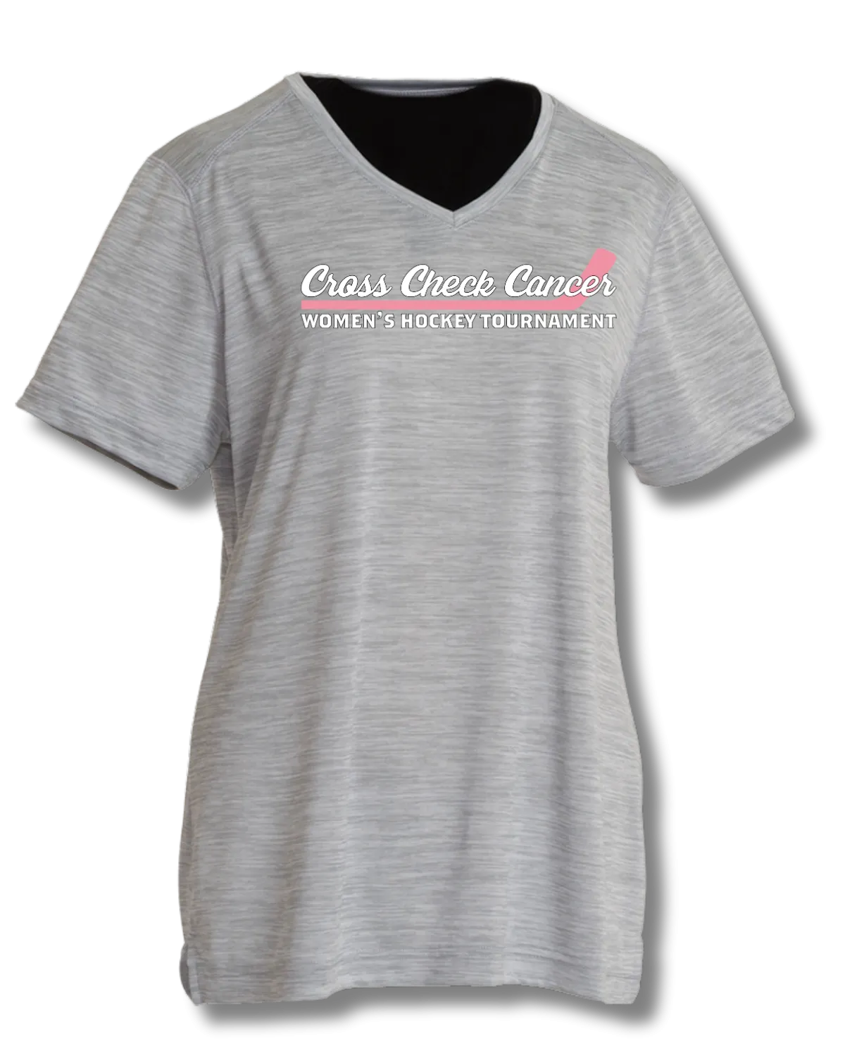 Cross Check Women's Space Dye Performance Tee (2764)