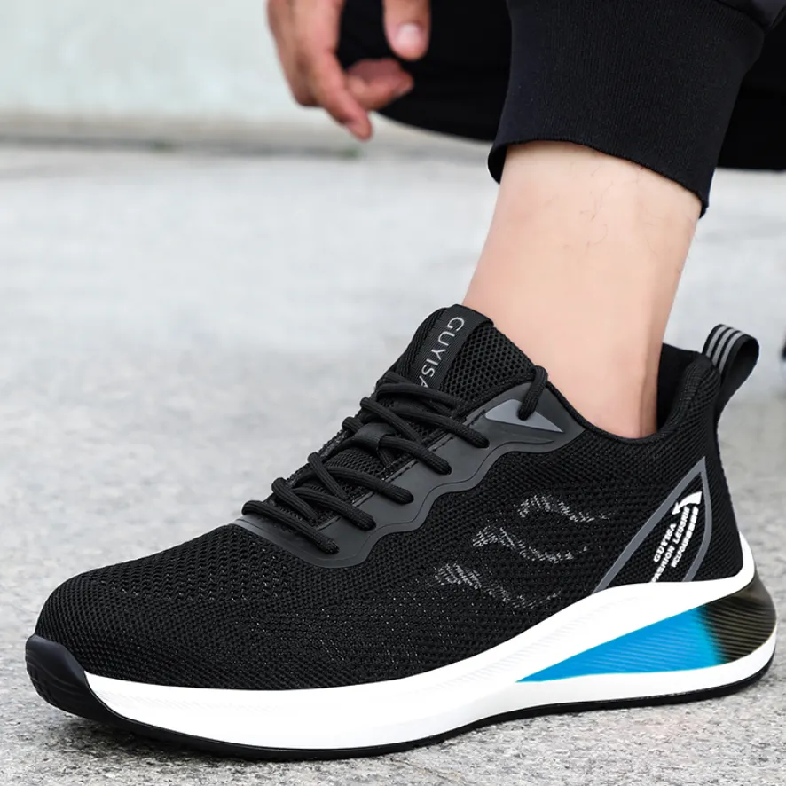 Cuzcare Orthopedic Breathable Shoes For Men Arch Support Anti-Smash Anti-Puncture