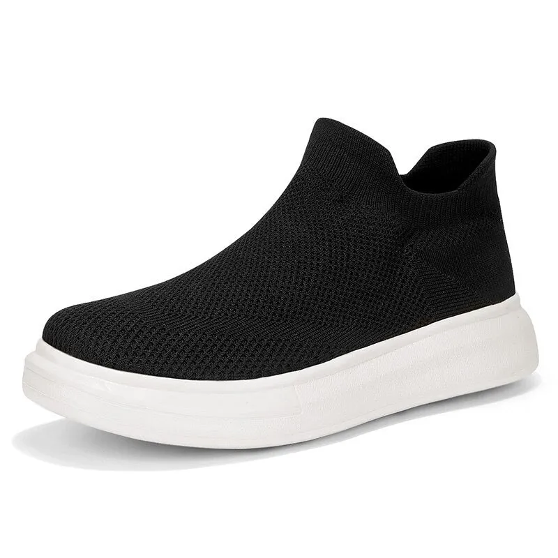 Cuzcare Orthopedic Men Shoes Breathable Arch Support Fashionable Sock Shoes