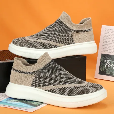 Cuzcare Orthopedic Men Shoes Breathable Arch Support Fashionable Sock Shoes