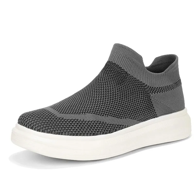 Cuzcare Orthopedic Men Shoes Breathable Arch Support Fashionable Sock Shoes