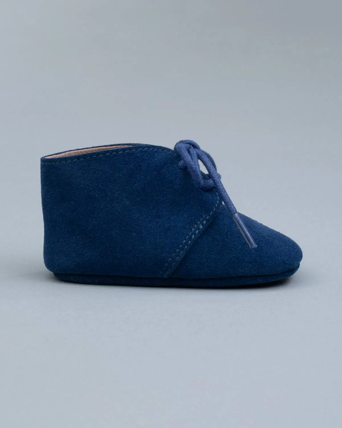 Daniel Twilight Suede Baby Boy Crib Shoe