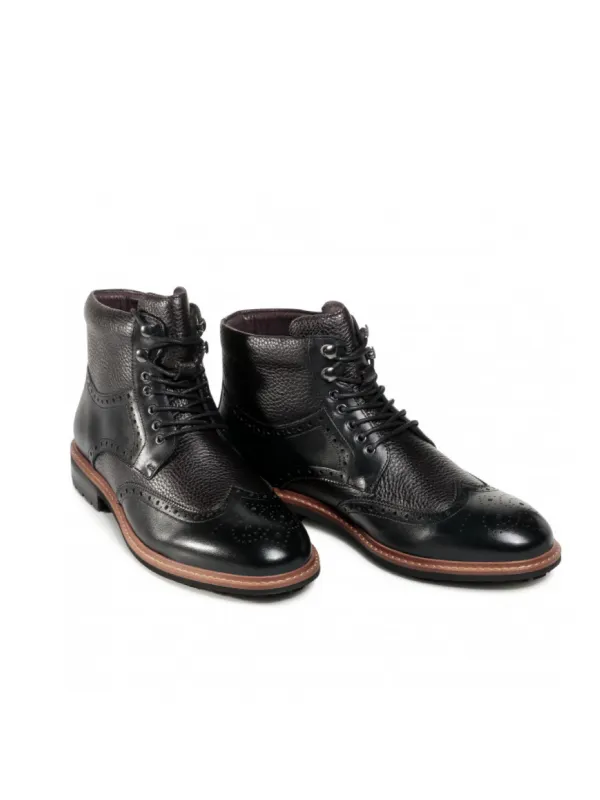 Digel Black Lace up Boots