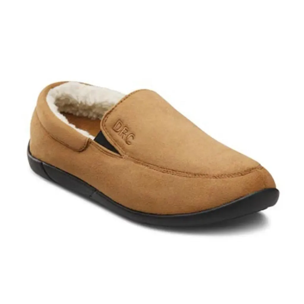 Dr. Comfort Relax  Medical Grade Mens Slipper. Camel