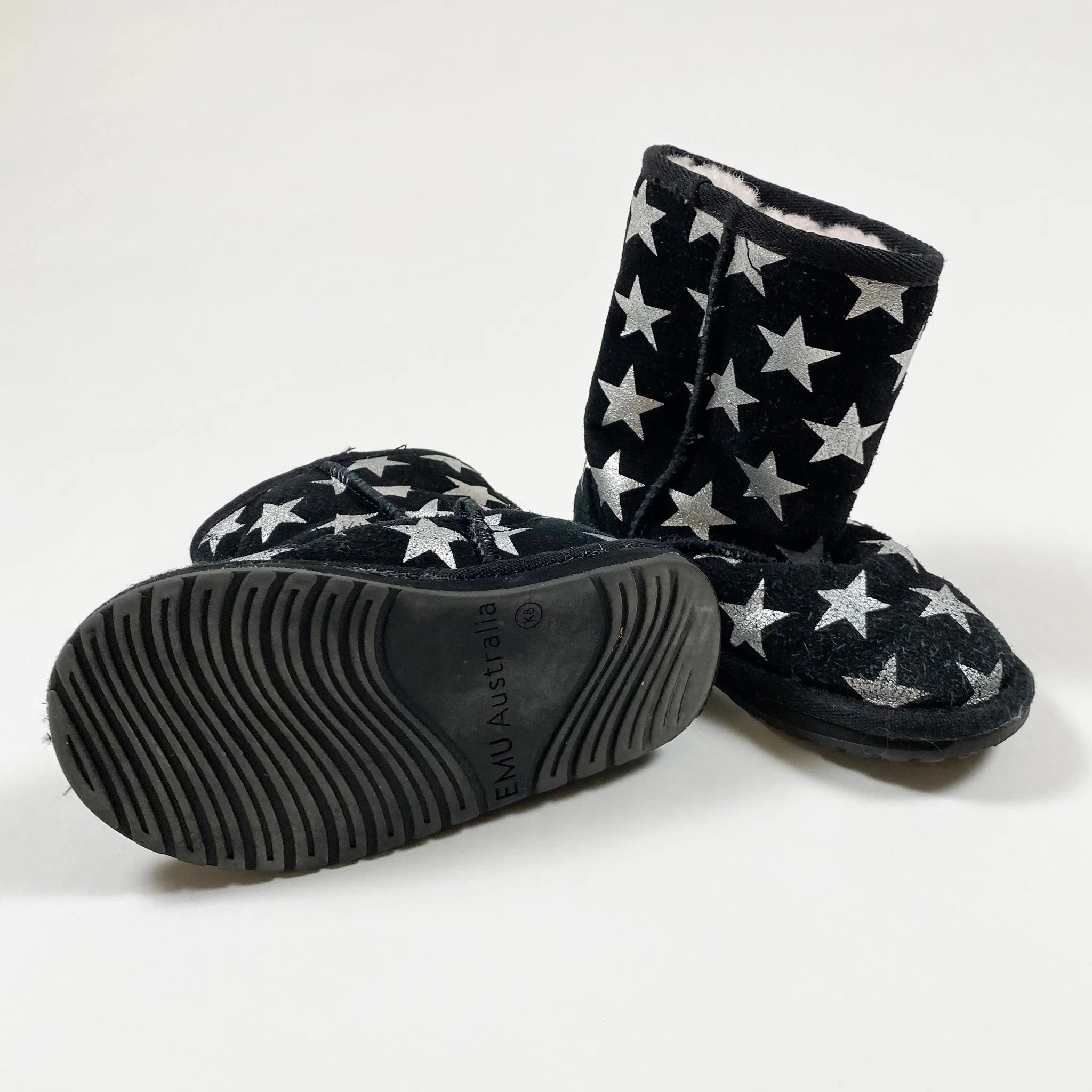EMU Australia starry night shearling booties 24