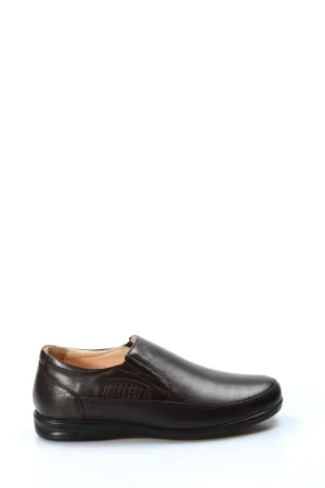 FST Genuine Leather Orthopedic Men's Casual Shoes 662MA04 Brown - Aachen