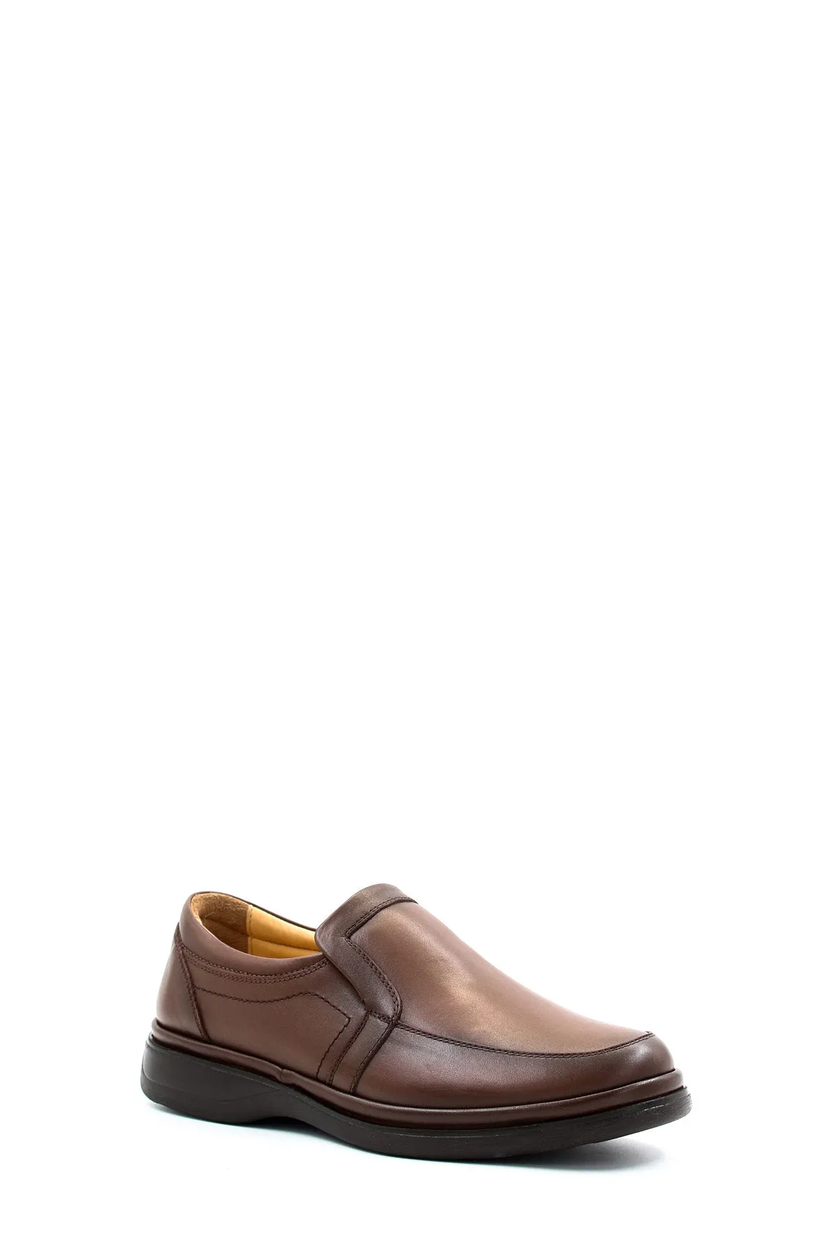 FST Genuine Leather Orthopedic Men's Casual Shoes 662MA209 Brown - Richland