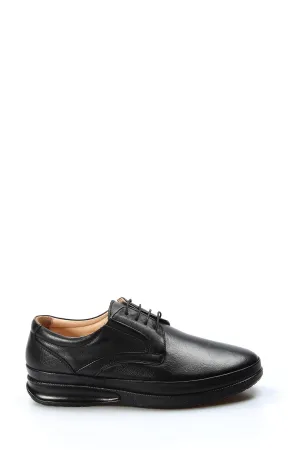FST Genuine Leather Orthopedic Men's Casual Shoes 662MAECC1 Black - Wesley Chapel
