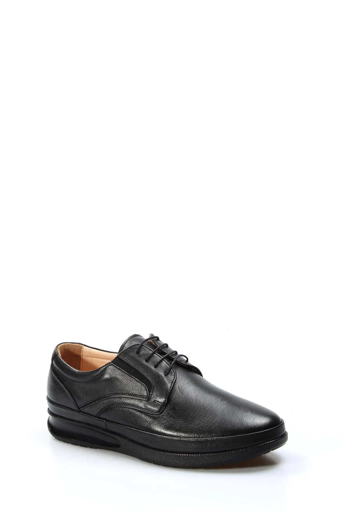 FST Genuine Leather Orthopedic Men's Casual Shoes 662MAECC1 Black - Wesley Chapel