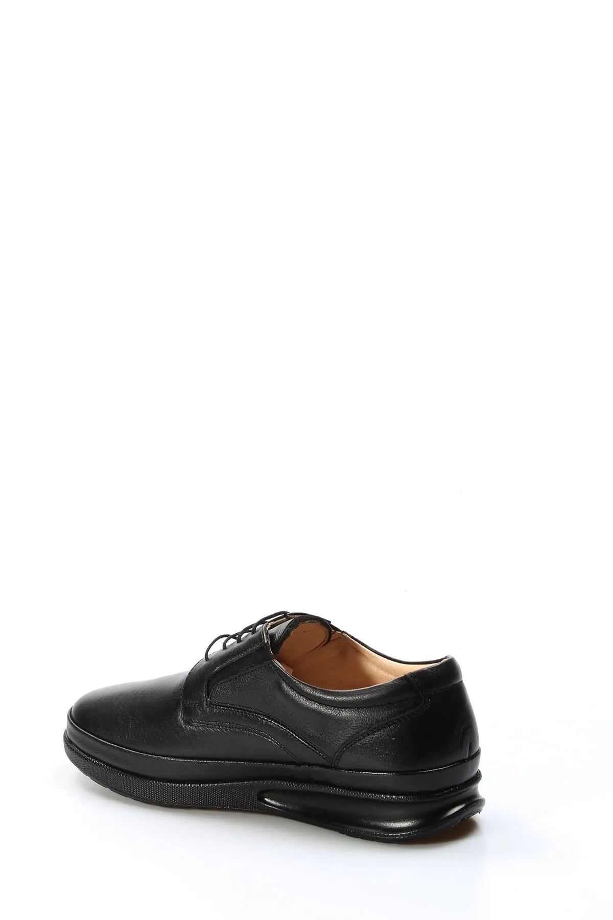 FST Genuine Leather Orthopedic Men's Casual Shoes 662MAECC1 Black - Wesley Chapel