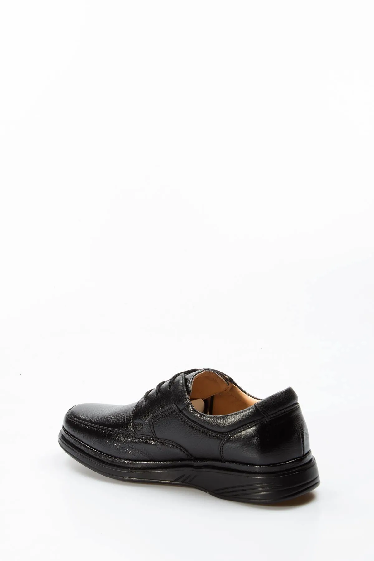 FST Genuine Leather Orthopedic Men's Casual Shoes 815MA1302 Black - Castres