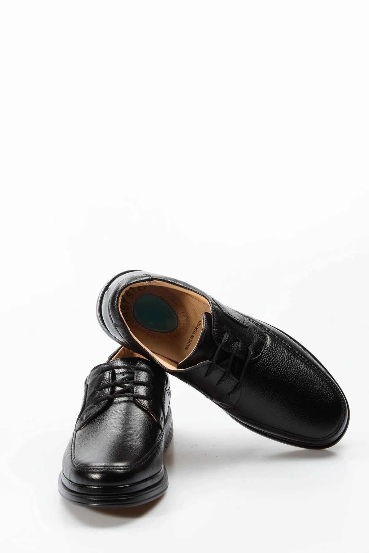 FST Genuine Leather Orthopedic Men's Casual Shoes 815MA1302 Black - Castres