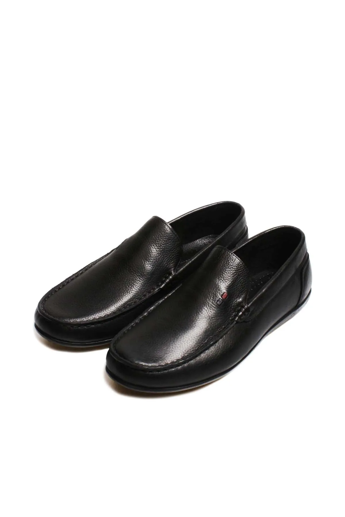 FST Genuine Leather Orthopedic Men's Casual Shoes 815MA1502 Black - Brighton