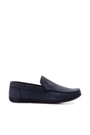 FST Genuine Leather Orthopedic Men's Casual Shoes 815MA1502 Navy Nubuck - Dothan