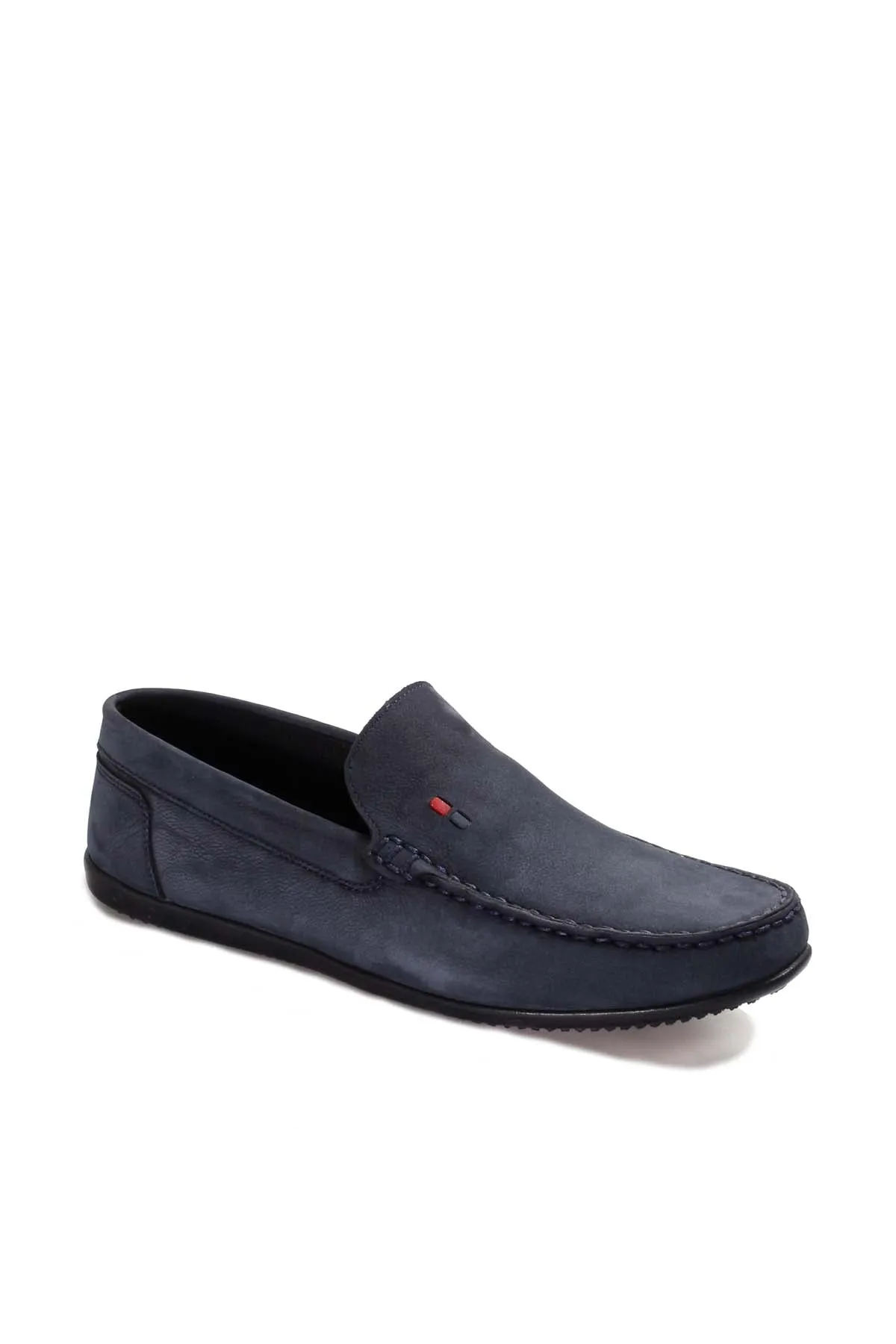 FST Genuine Leather Orthopedic Men's Casual Shoes 815MA1502 Navy Nubuck - Dothan