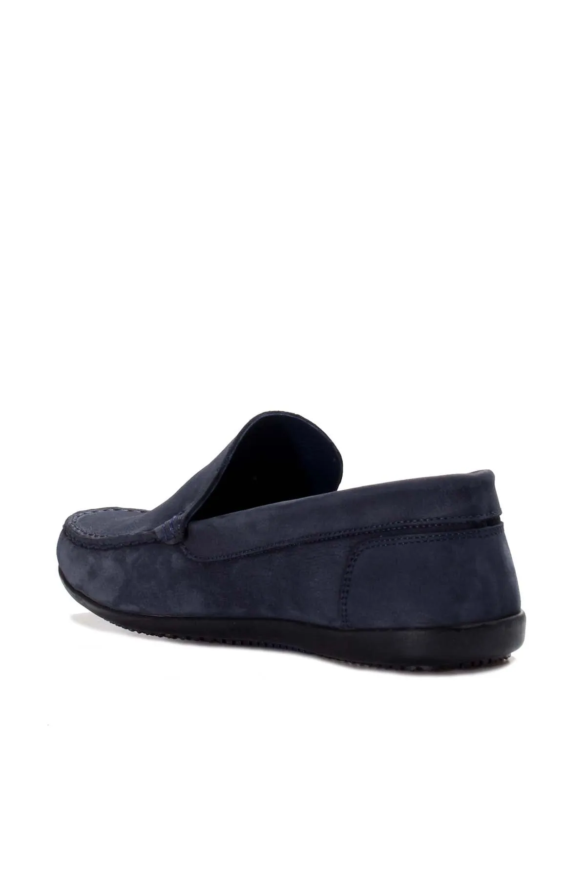 FST Genuine Leather Orthopedic Men's Casual Shoes 815MA1502 Navy Nubuck - Dothan