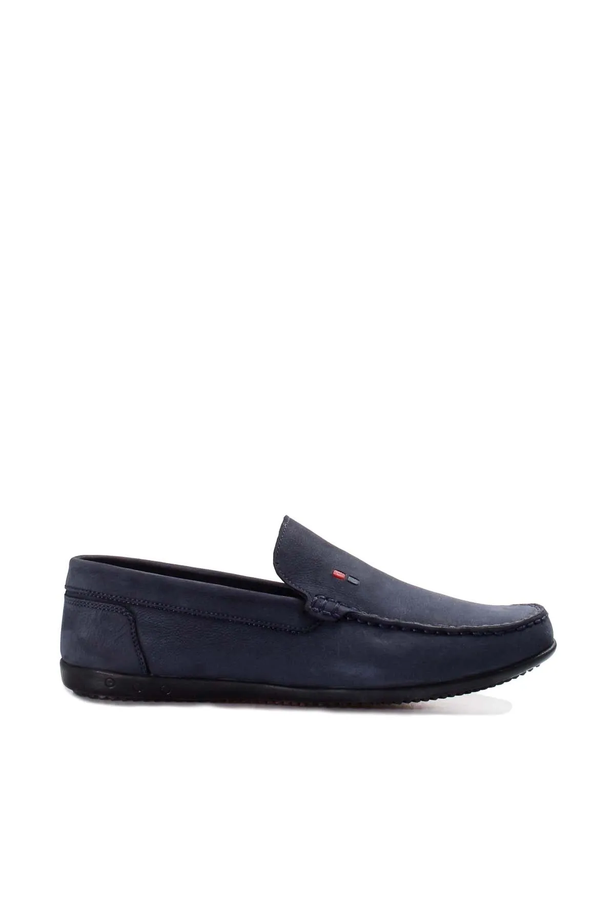 FST Genuine Leather Orthopedic Men's Casual Shoes 815MA1502 Navy Nubuck - Dothan