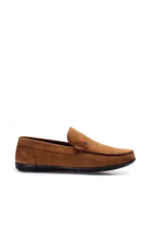 FST Genuine Leather Orthopedic Men's Casual Shoes 815MA1502 Tobacco Nubuck - Dinslaken