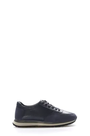 FST Genuine Leather Orthopedic Men's Casual Shoes 815MA5505 Navy Blue - Wigan
