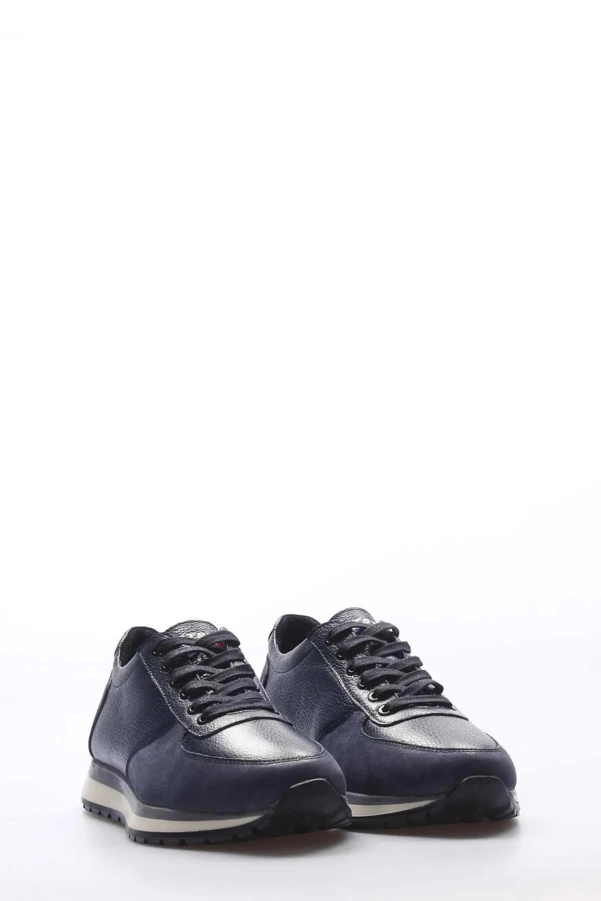 FST Genuine Leather Orthopedic Men's Casual Shoes 815MA5505 Navy Blue - Wigan