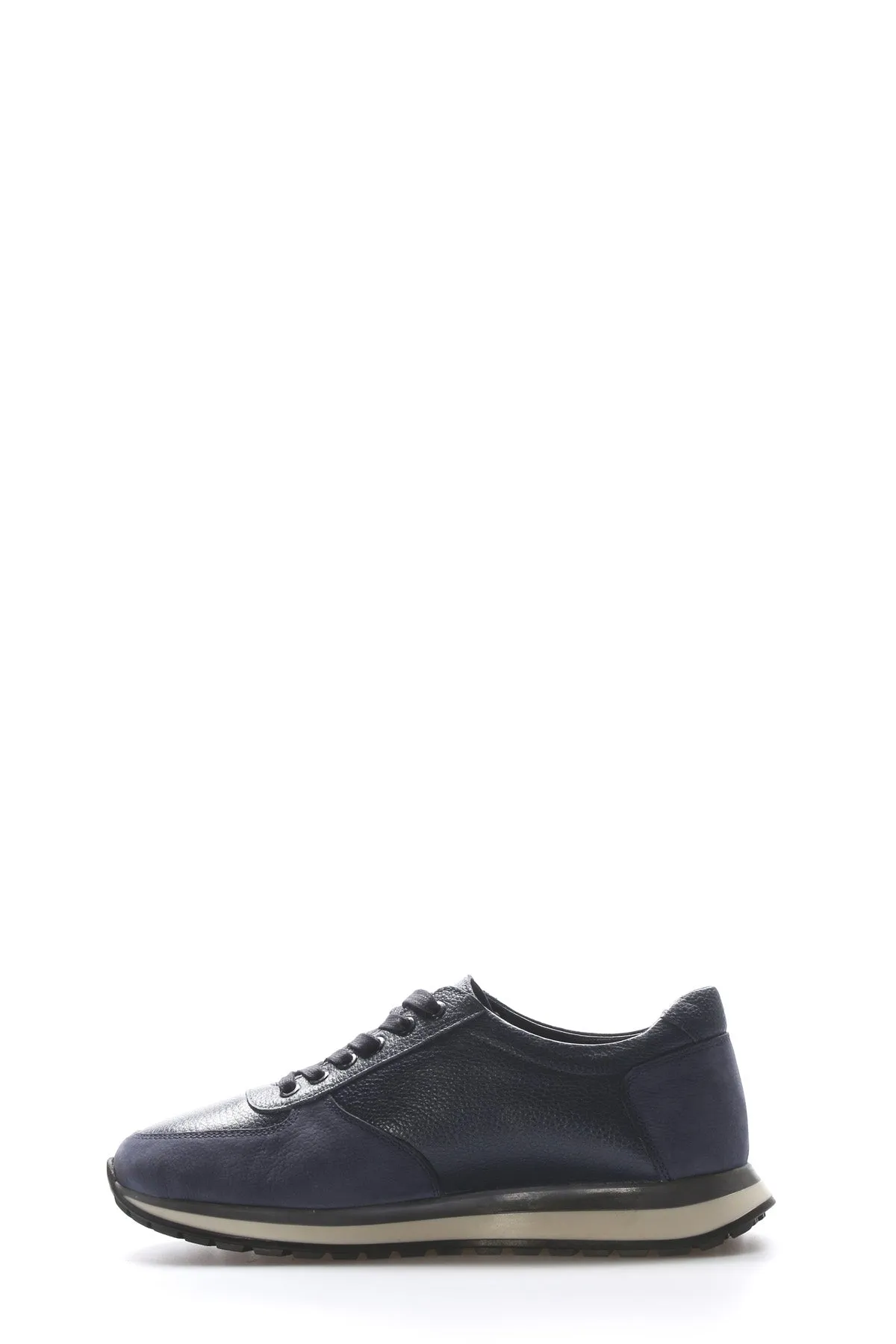 FST Genuine Leather Orthopedic Men's Casual Shoes 815MA5505 Navy Blue - Wigan