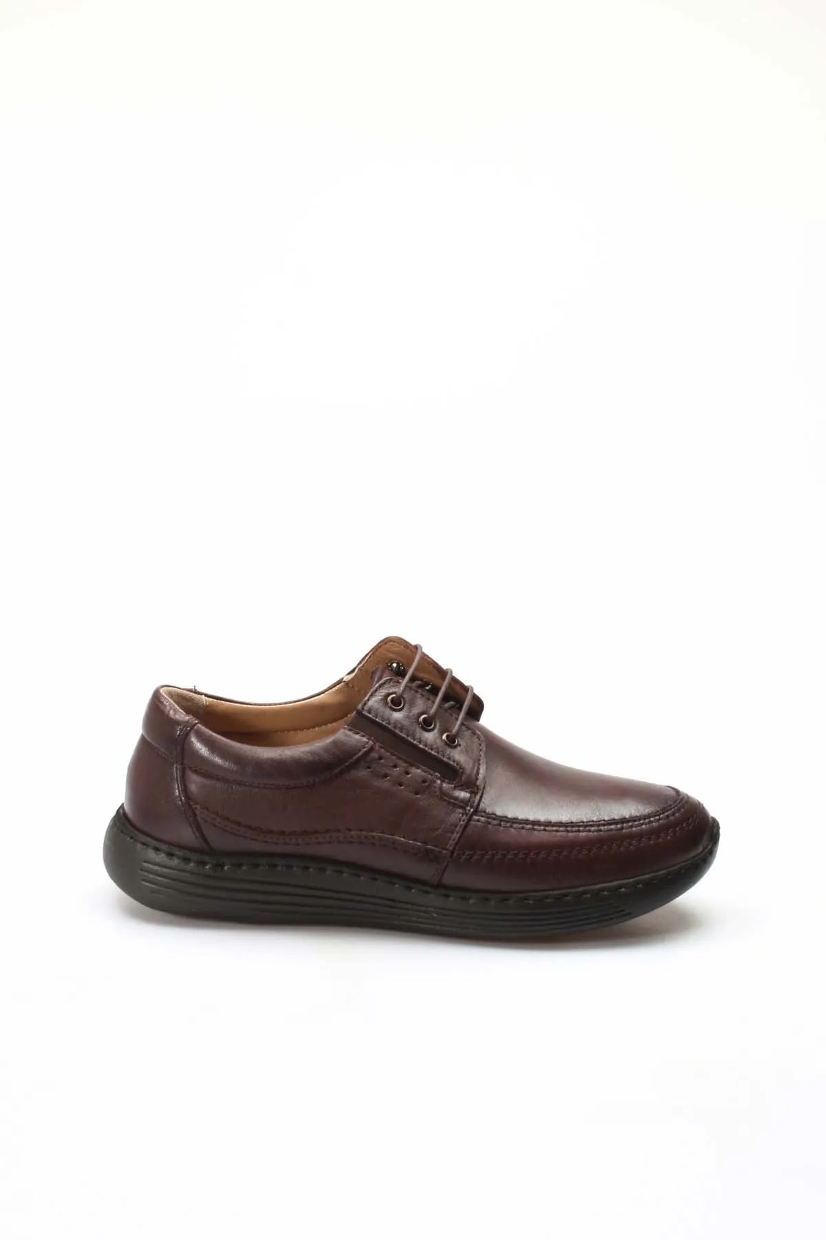 FST Genuine Leather Orthopedic Men's Casual Shoes 951MA203 Brown - Odesa