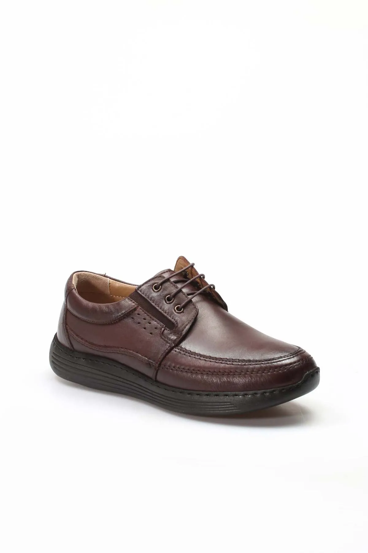 FST Genuine Leather Orthopedic Men's Casual Shoes 951MA203 Brown - Odesa
