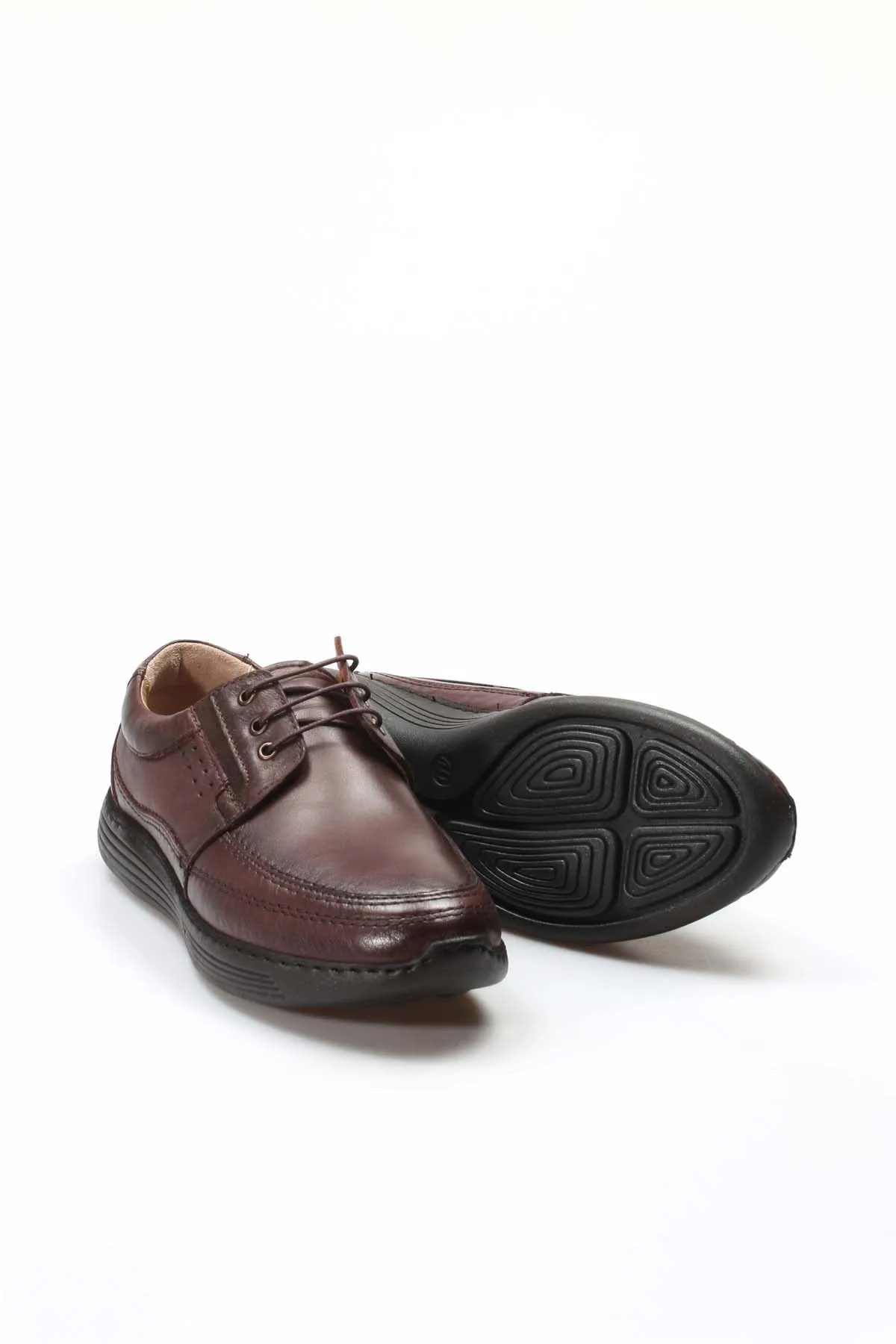 FST Genuine Leather Orthopedic Men's Casual Shoes 951MA203 Brown - Odesa