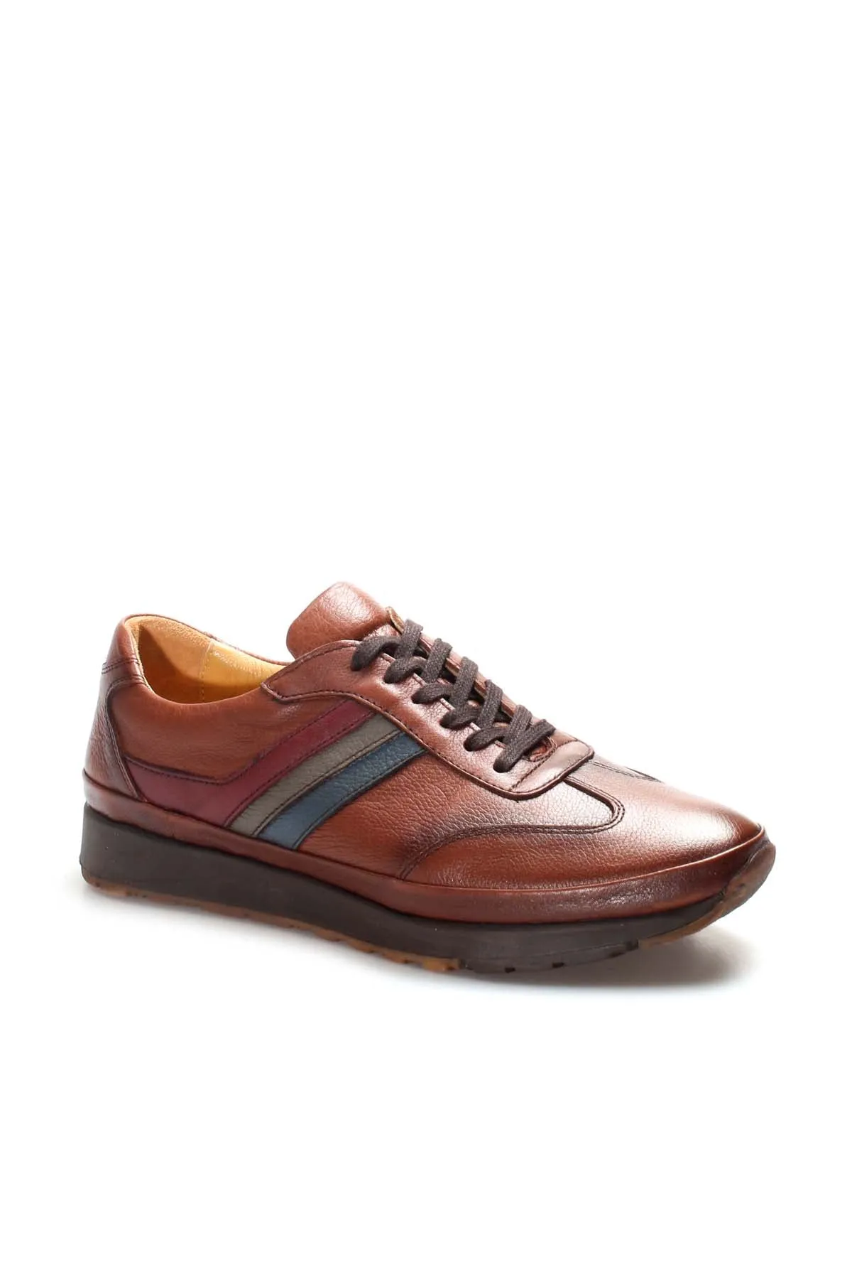 FST Genuine Leather Orthopedic Men's Sports Shoes 662MA1001 Brown - Gillingham