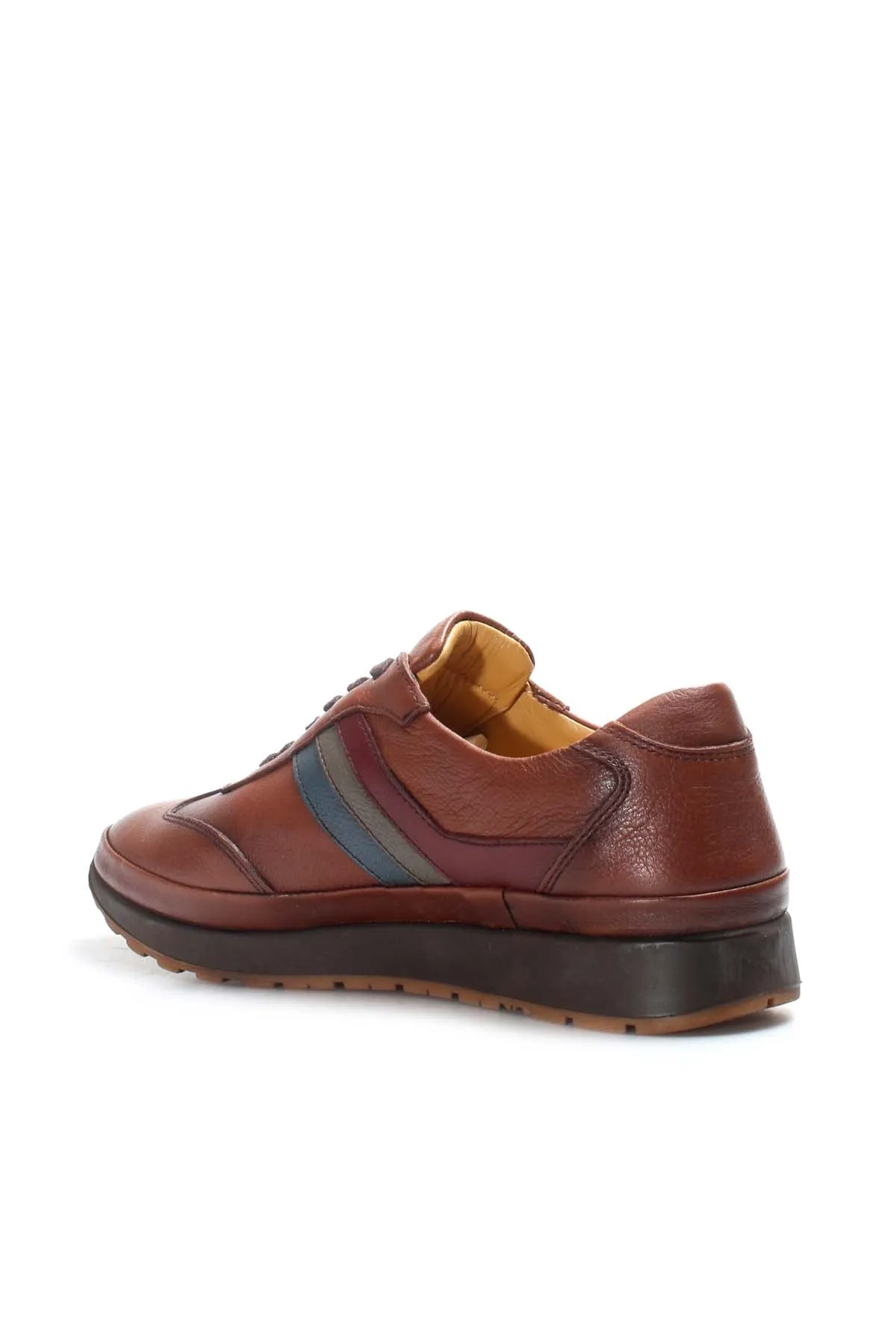 FST Genuine Leather Orthopedic Men's Sports Shoes 662MA1001 Brown - Gillingham