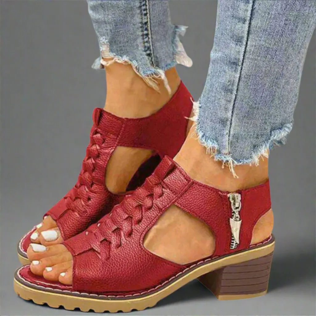 Gertrud | Premium Comfort Orthopedic Sandals with Enhanced Heel Support