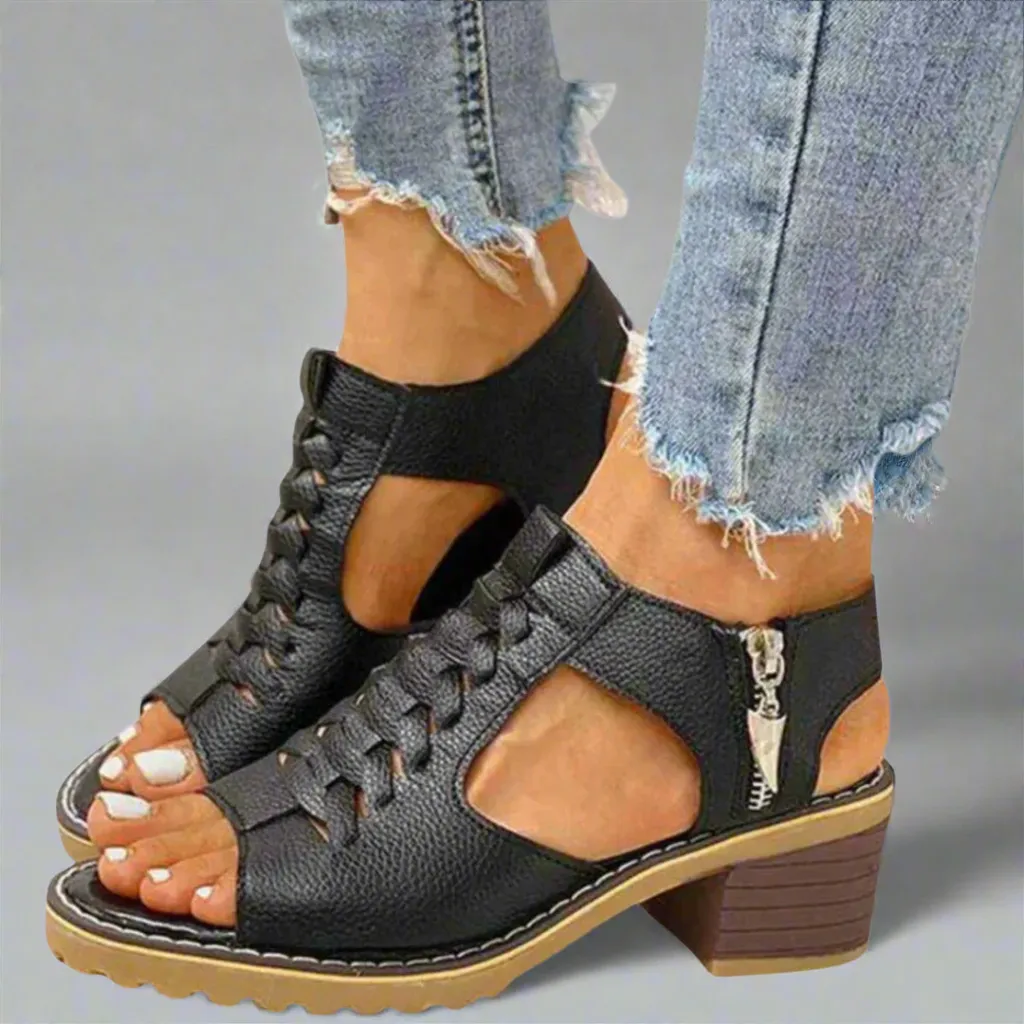 Gertrud | Premium Comfort Orthopedic Sandals with Enhanced Heel Support