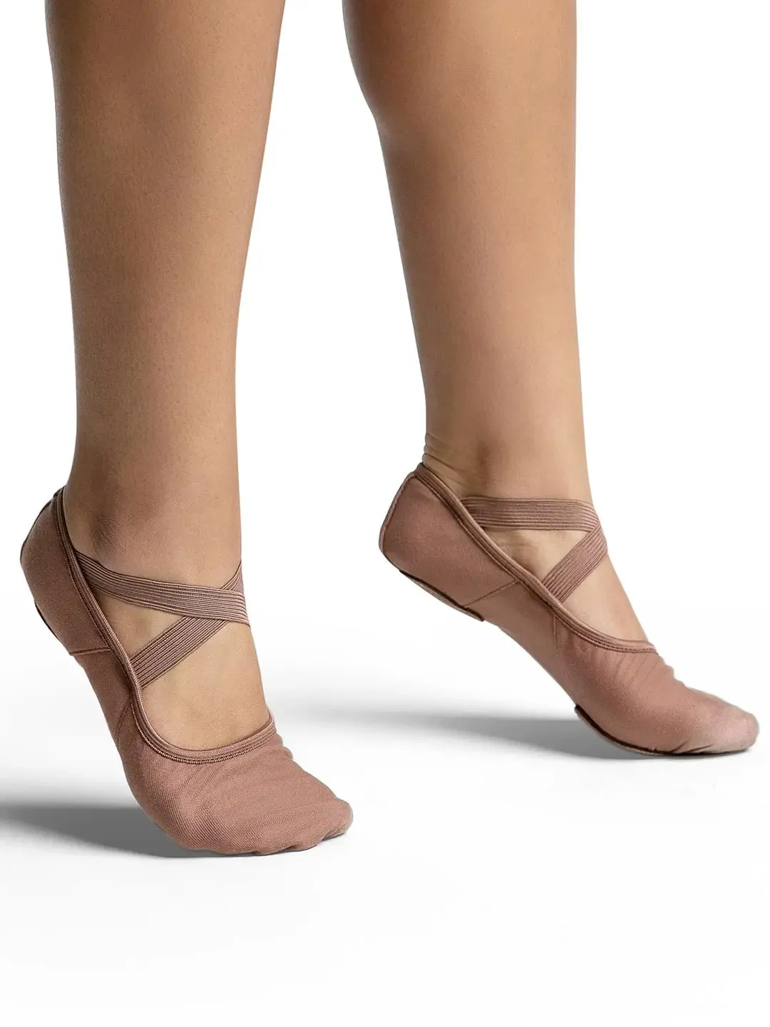 Hanami Canvas Ballet Shoe - Child Mocha