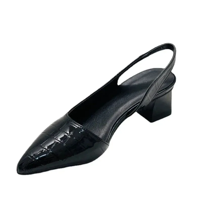 Heidi | Premium Synthetic Leather Orthopedic Pumps