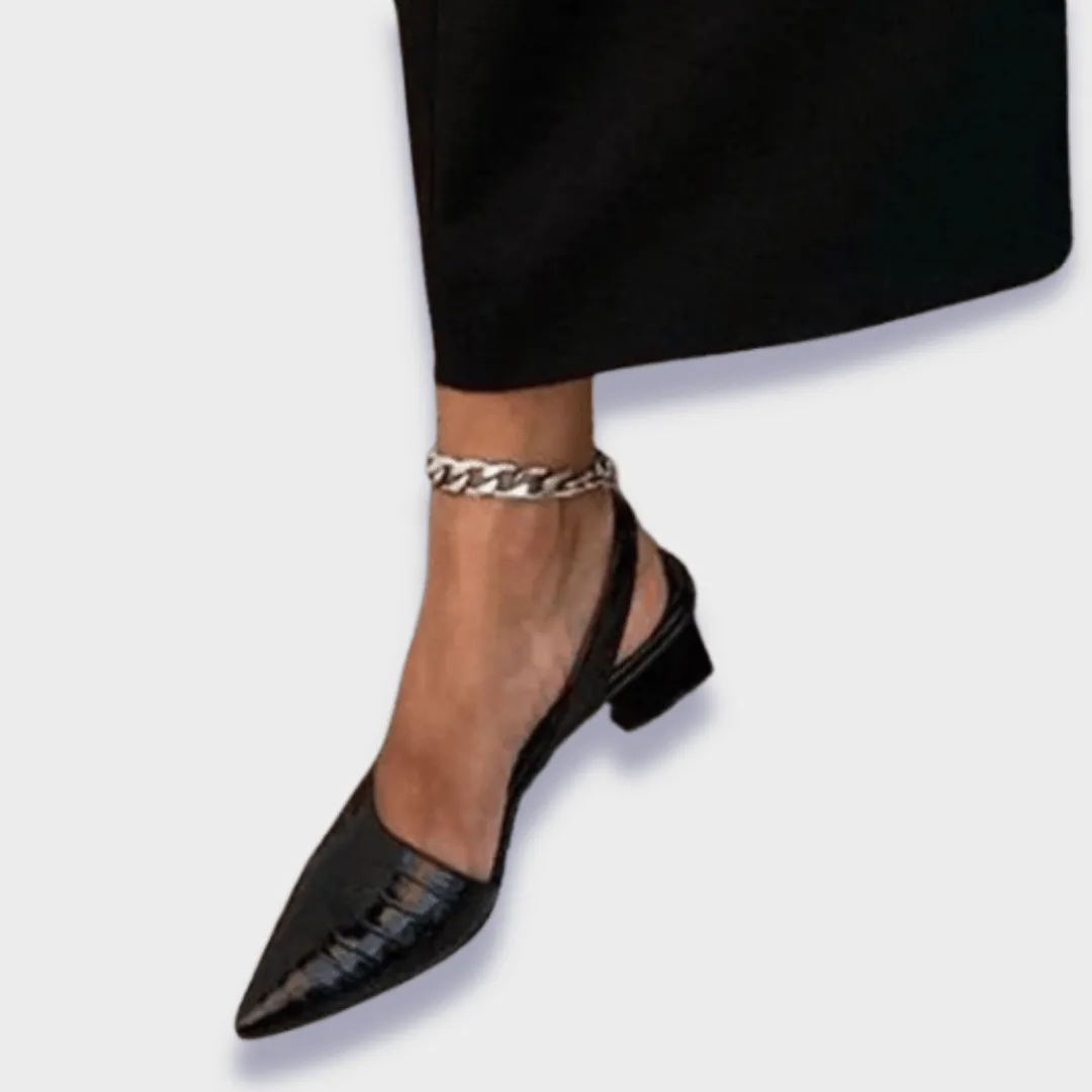 Heidi | Premium Synthetic Leather Orthopedic Pumps