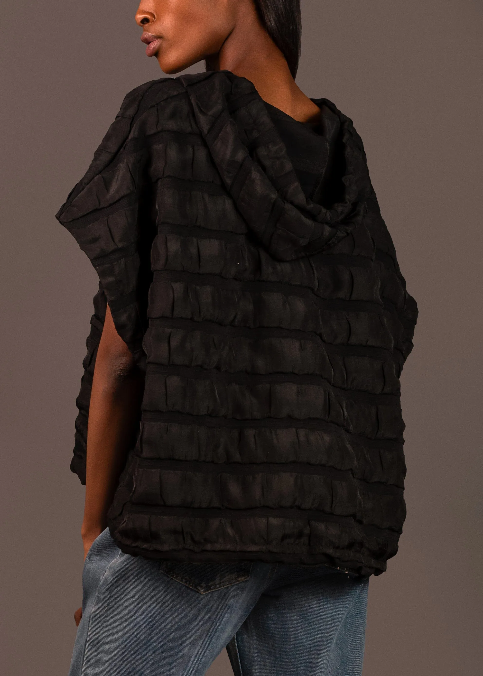 Hooded Drawstring Athleisure Vest