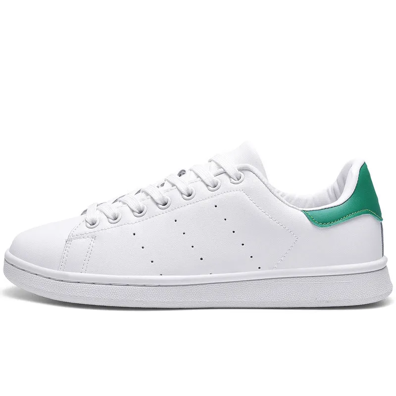 Lace-Up White Shoes Sneakers For Men