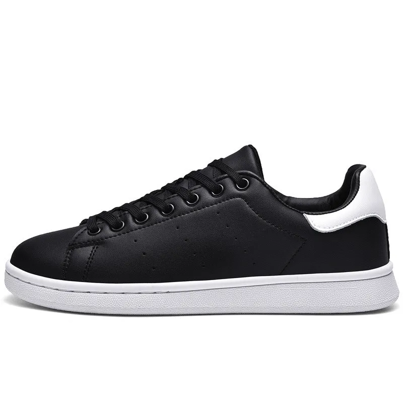 Lace-Up White Shoes Sneakers For Men