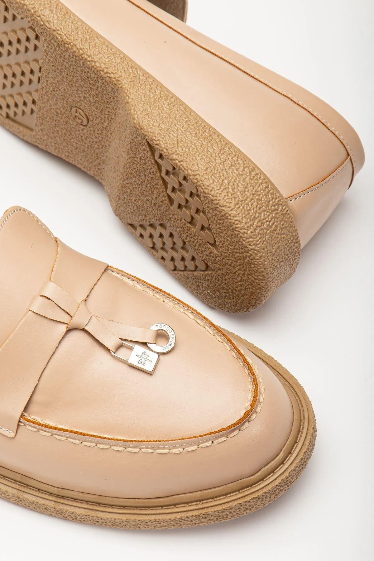 Luigi Nude Skin Women's Orthopedic Ballerinas